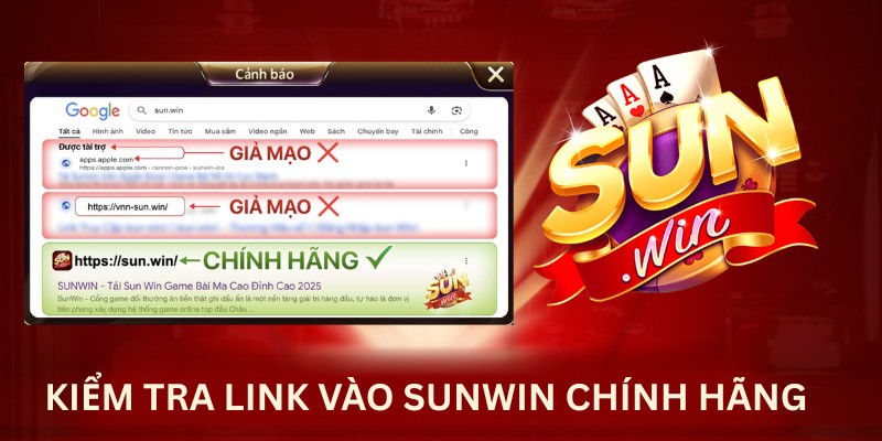 Kiểm tra đường dẫn truy cập Sunwin